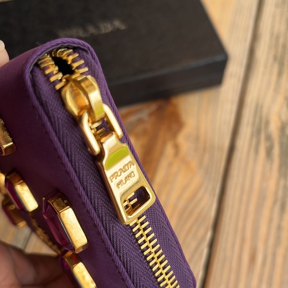 Prada Satin Jewel Wallet - Picture 2 of 8